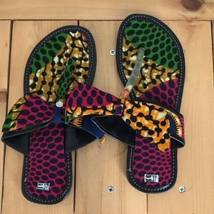 Fun flip flops made in Ghana